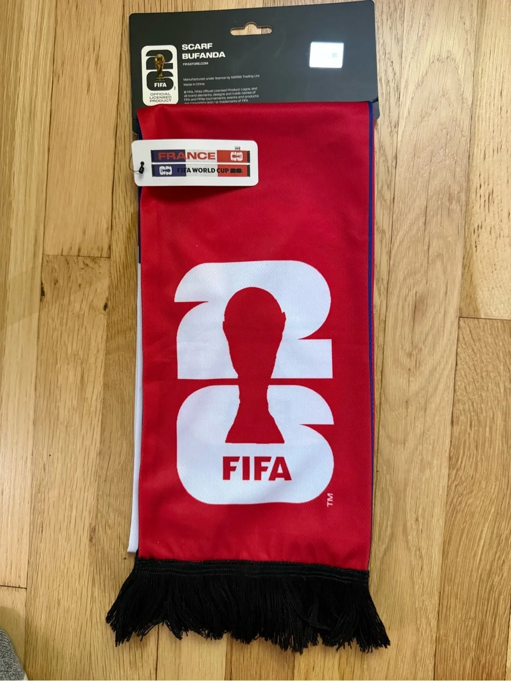 France National Soccer team Gear - oversized necklace, 2 scarfs - (NEW W/ TAGS)